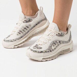 Nike Air Max 98 LX Phantom Recycled Material Glitter Sneakers - Women’s 8